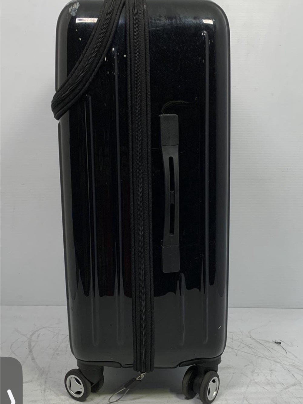 Black Spinner Carry-On Suitcase - Men Bags